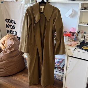 Laude The Label Women's Khaki Tan Olive Green Coat SOLD OUT